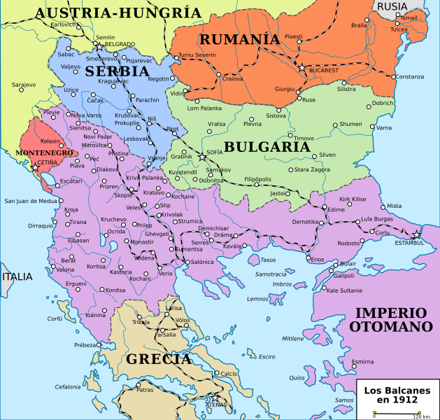 Los Balcanes como frontera exterior de la Unión Europea.